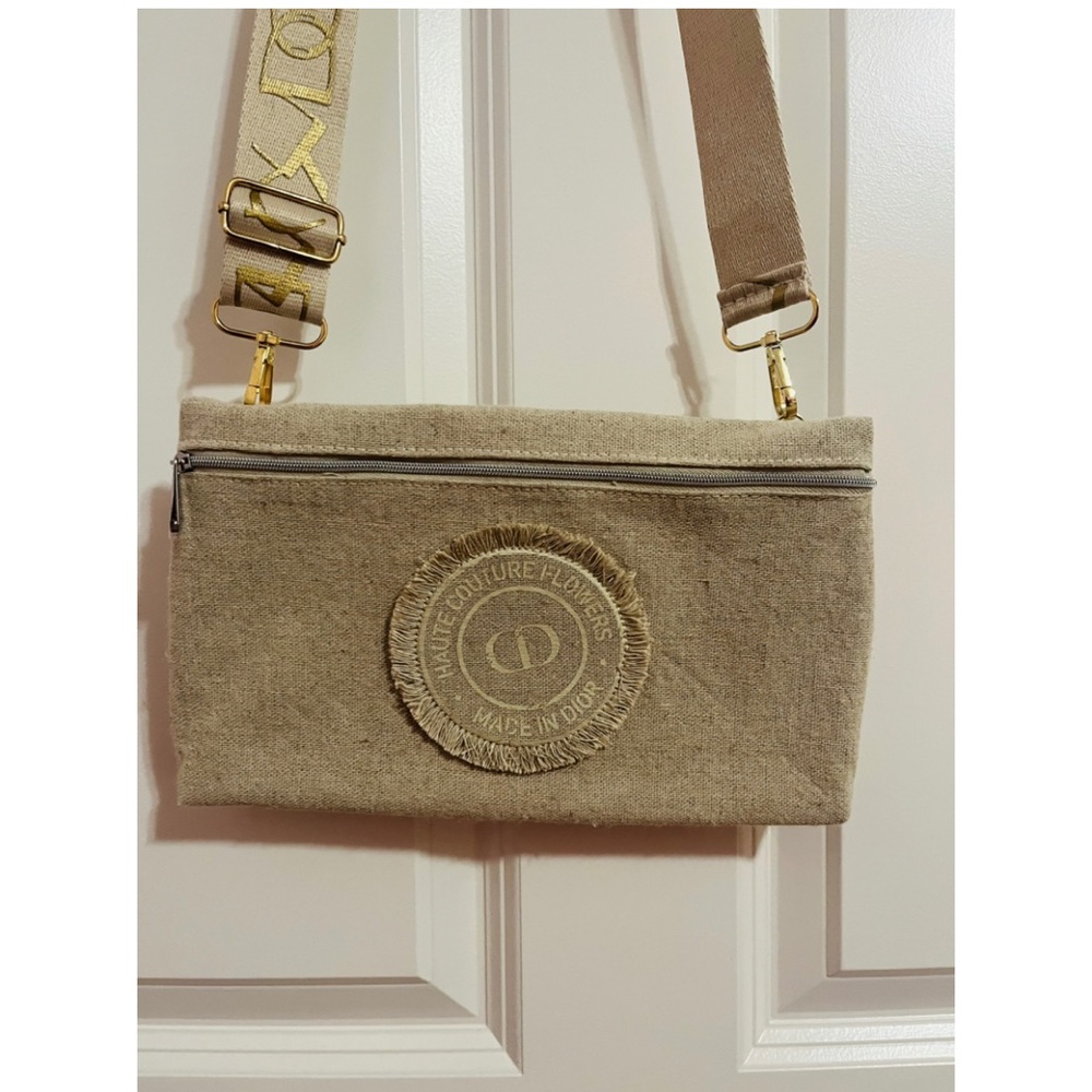 Dior canvas shoulder/ crossbody bag